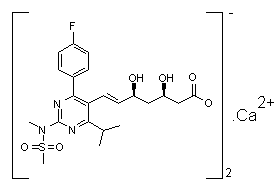 罗苏伐他汀钙(又称瑞舒伐他汀钙,超级他汀钙)